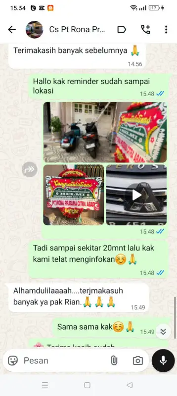 Order Testimonial Papan grand opening di Jakarta Selatan
